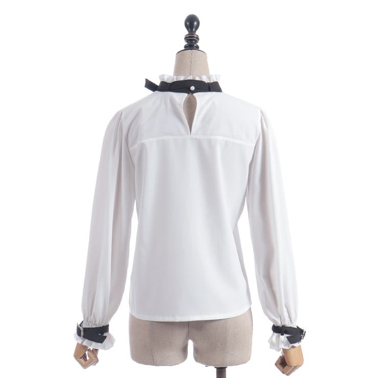 ベルトデザイン刺繍ブラウス | axes femme | 詳細画像19 