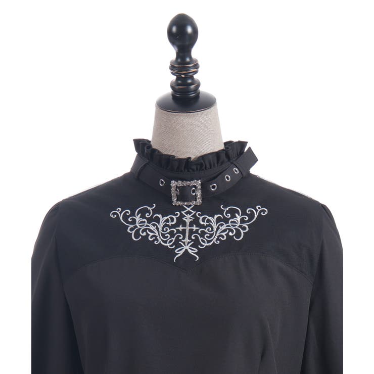 ベルトデザイン刺繍ブラウス | axes femme | 詳細画像26 