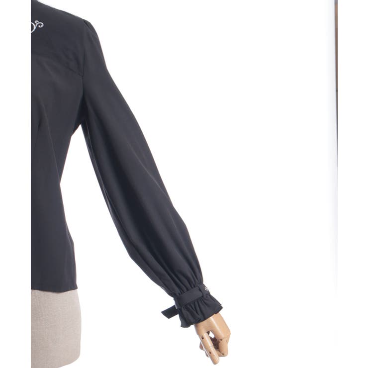 ベルトデザイン刺繍ブラウス | axes femme | 詳細画像30 