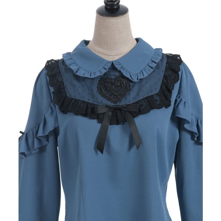 ハートモチーフレースブラウス | axes femme | 詳細画像16 