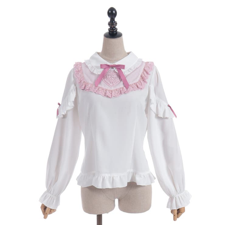 ハートモチーフレースブラウス | axes femme | 詳細画像21 