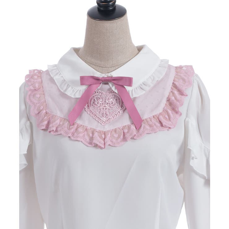 ハートモチーフレースブラウス | axes femme | 詳細画像24 