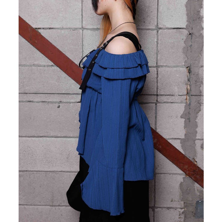 オフショルフリルトップス | axes femme | 詳細画像2 