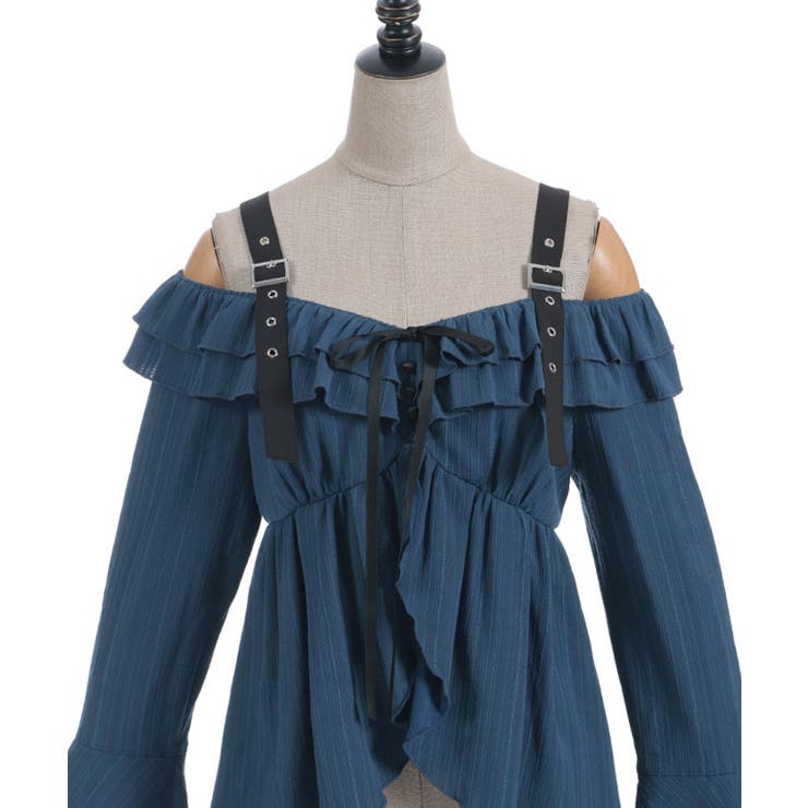 オフショルフリルトップス | axes femme | 詳細画像21 