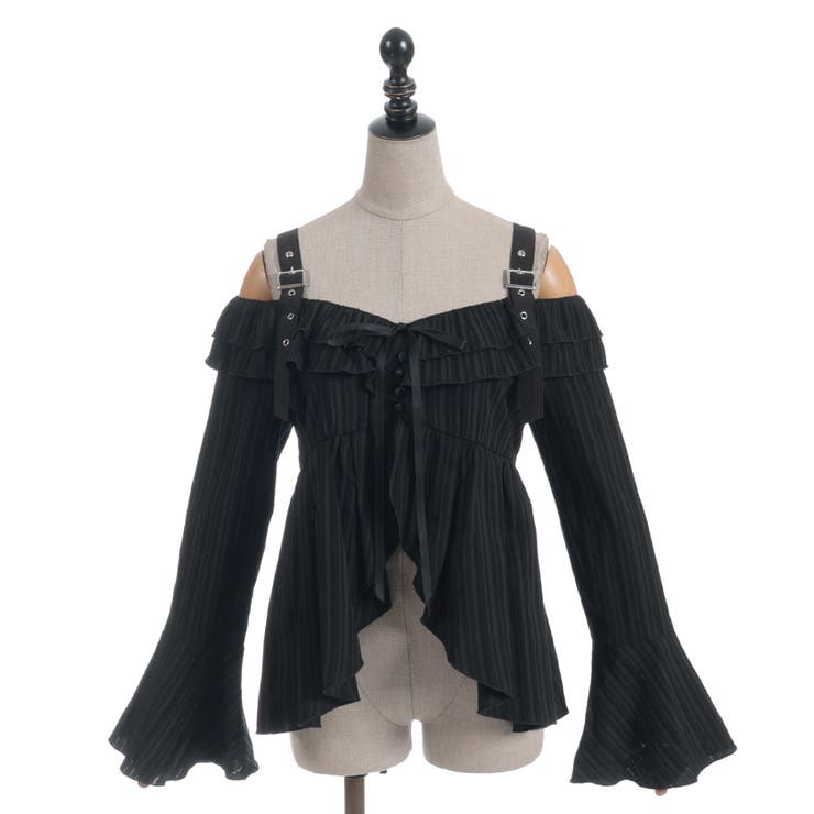 オフショルフリルトップス | axes femme | 詳細画像9 