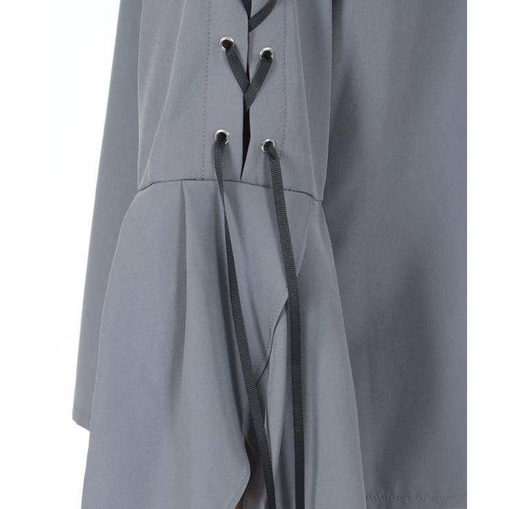 クロスチャーム付長袖ブラウス[品番：IGAW0005373]｜axes femme