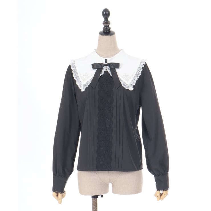 クロス刺繍シスターブラウス[品番：IGAW0005400]｜axes femme