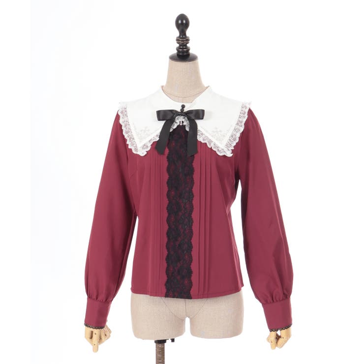 クロス刺繍シスターブラウス[品番：IGAW0005400]｜axes femme 