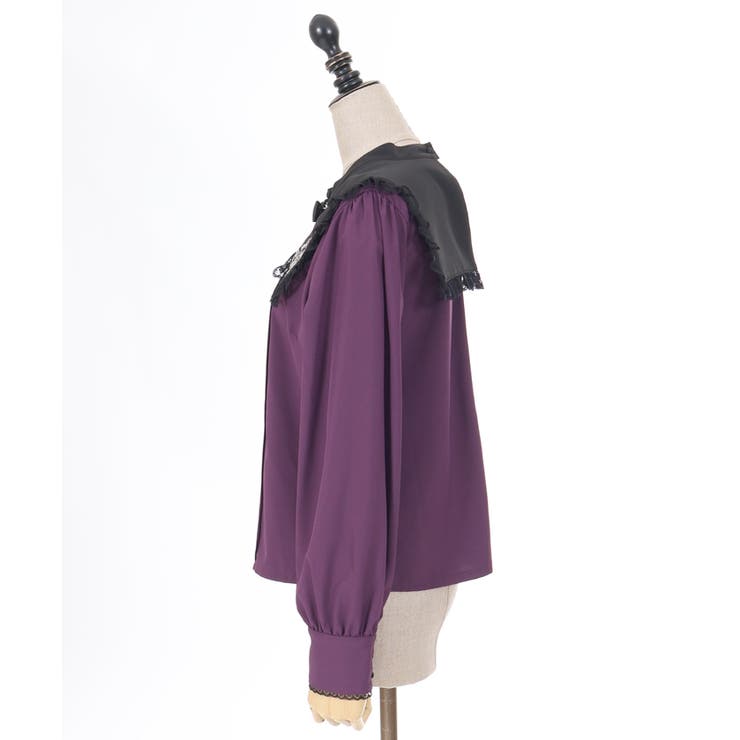新品「クロス刺繍シスターブラウスM」axes femme アクシーズ axes femme POETIQUE（アクシーズファムポエティック）の「クロス刺繍