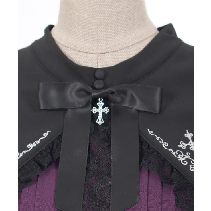 新品「クロス刺繍シスターブラウスM」axes femme アクシーズ axes femme POETIQUE（アクシーズファムポエティック）の「クロス刺繍