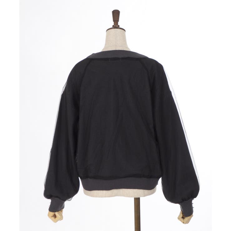 シアレイヤードロゴジャガードニット | axes femme | 詳細画像17 