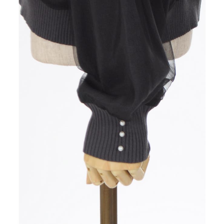 シアレイヤードロゴジャガードニット | axes femme | 詳細画像22 