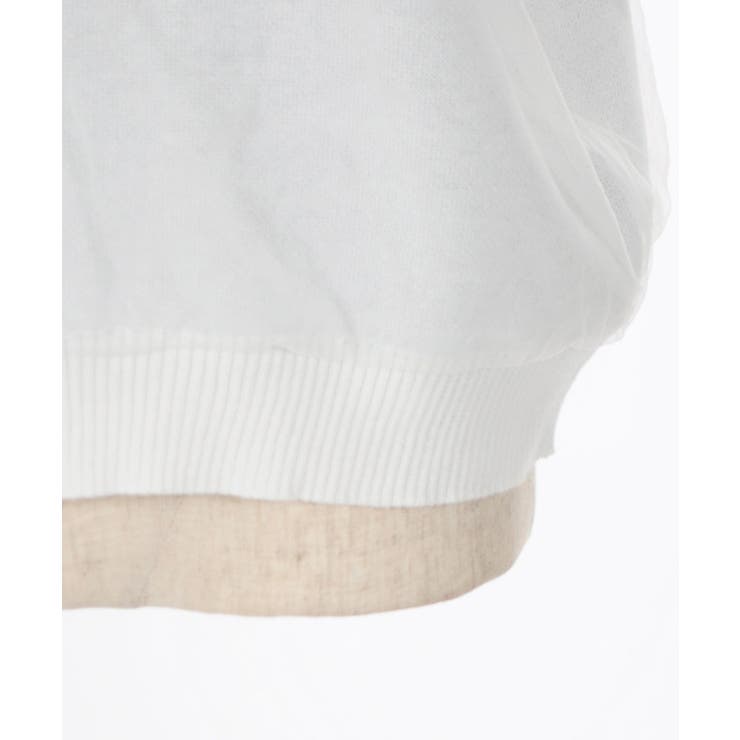 シアレイヤードロゴジャガードニット | axes femme | 詳細画像9 