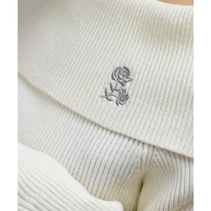 刺繍オフショルニット 2WAYオフショルニット | ニット | NOELA OFFICIAL WEB STORE