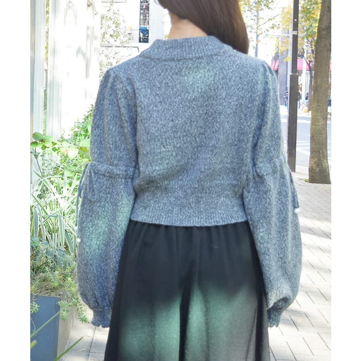 ドロストリボンメランジニット | axes femme | 詳細画像3 