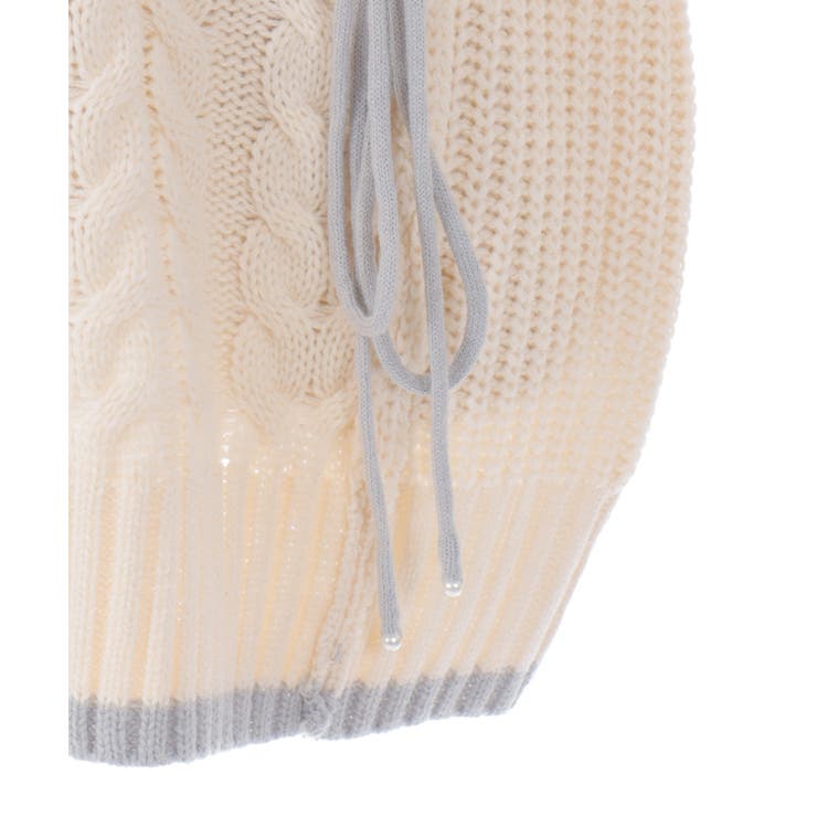 バイカラーステッチニットプルオーバー | axes femme | 詳細画像21