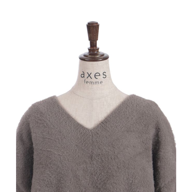 フェザーロングニット | axes femme | 詳細画像11 