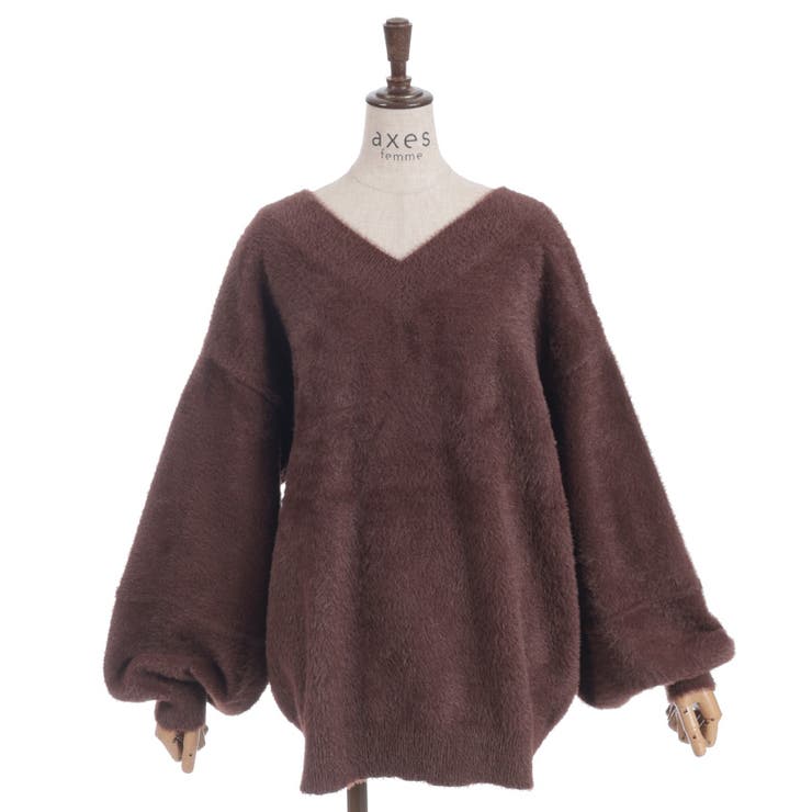 フェザーロングニット | axes femme | 詳細画像15 