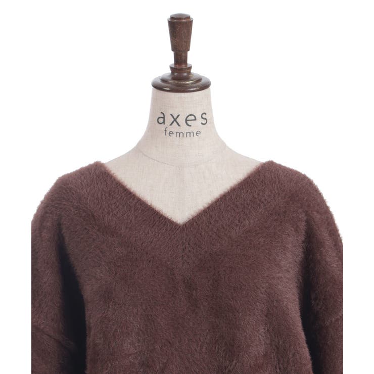 フェザーロングニット | axes femme | 詳細画像18 