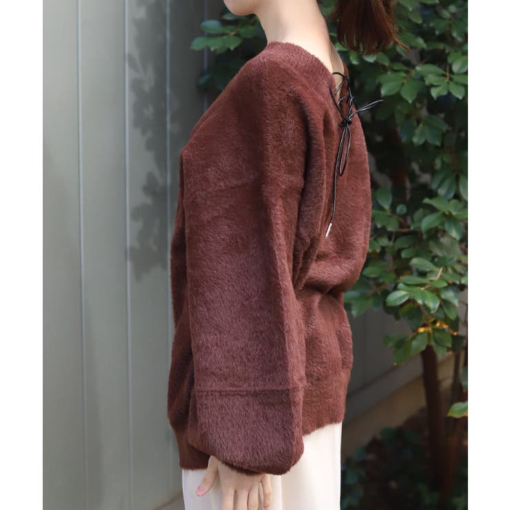 フェザーロングニット | axes femme | 詳細画像3 