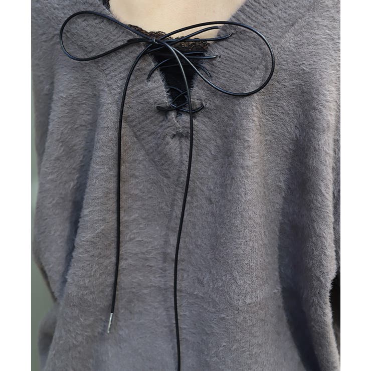 フェザーロングニット | axes femme | 詳細画像7 