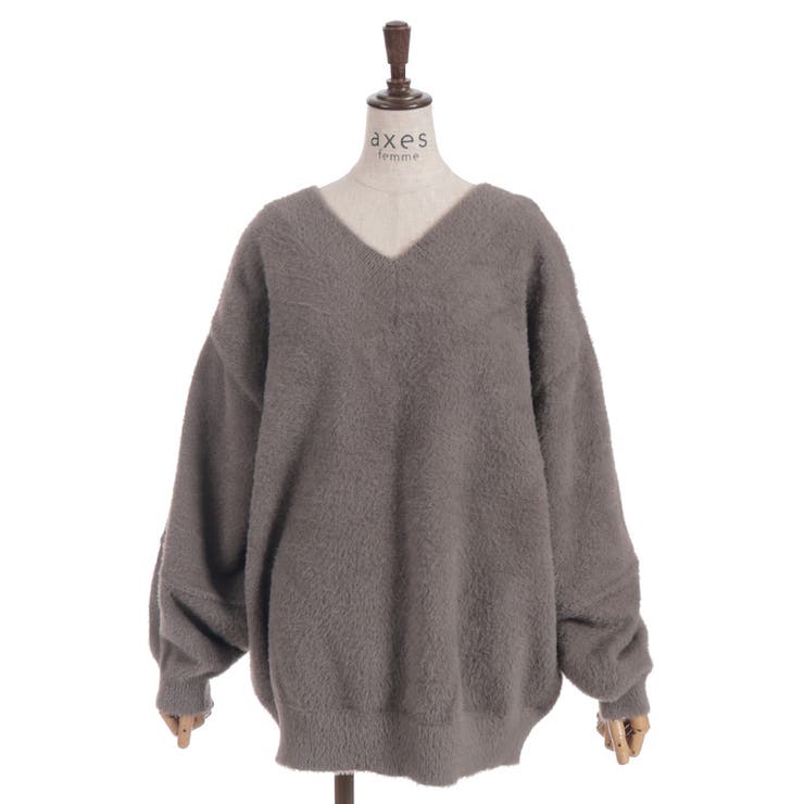 フェザーロングニット | axes femme | 詳細画像8 