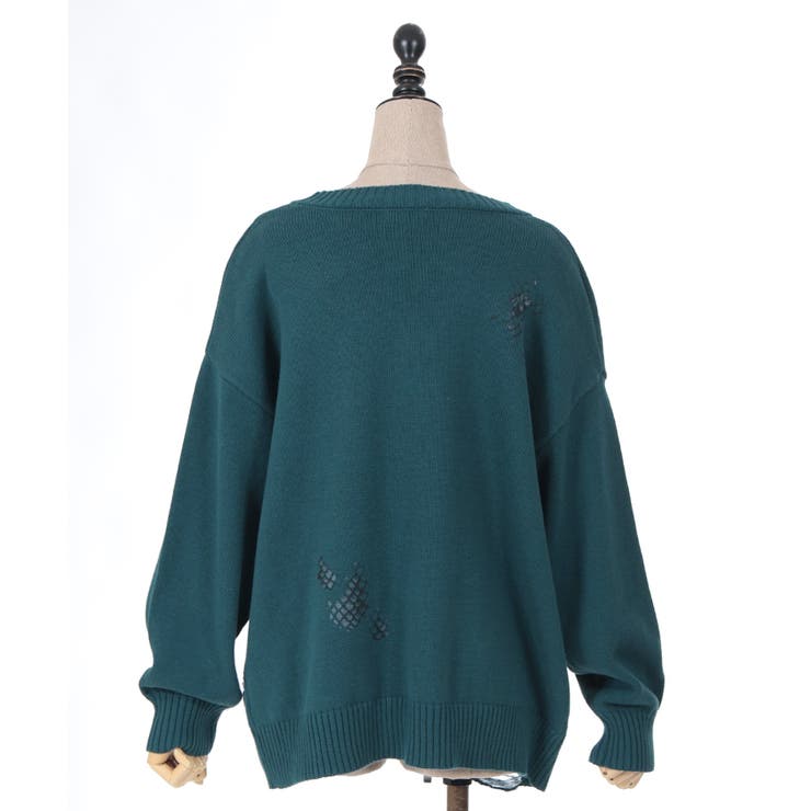 スネークスケールダメージカーディガン | 衣料 | axes femme