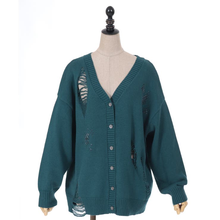 スネークスケールダメージカーディガン | 衣料 | axes femme