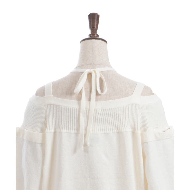 オフショル風ニットカーディガン | axes femme | 詳細画像13 