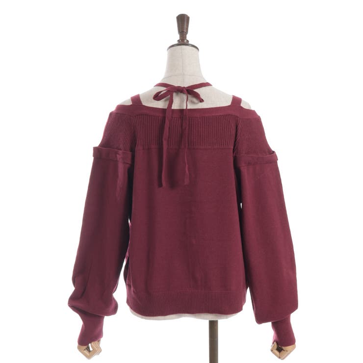 オフショル風ニットカーディガン | axes femme | 詳細画像17 