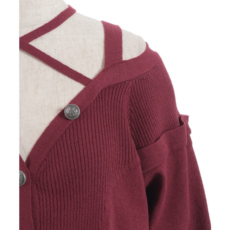 オフショル風ニットカーディガン | axes femme | 詳細画像20 