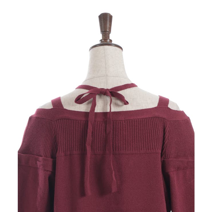 オフショル風ニットカーディガン | axes femme | 詳細画像21 