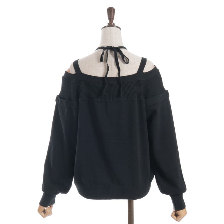 オフショル風ニットカーディガン | axes femme | 詳細画像25 