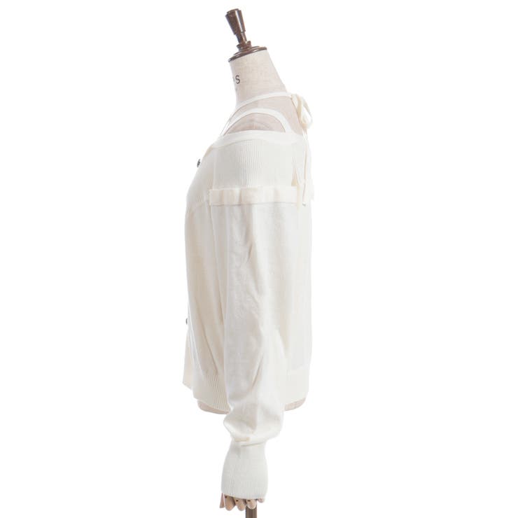 オフショル風ニットカーディガン | axes femme | 詳細画像8 