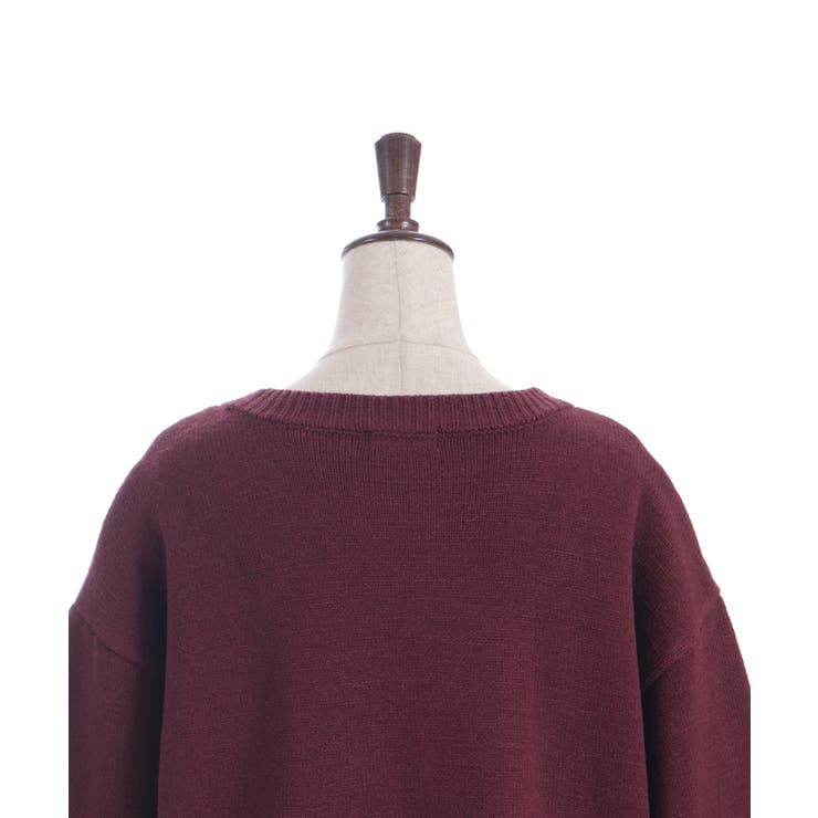 蝶刺繍ロングニットカーディガン | axes femme | 詳細画像21 