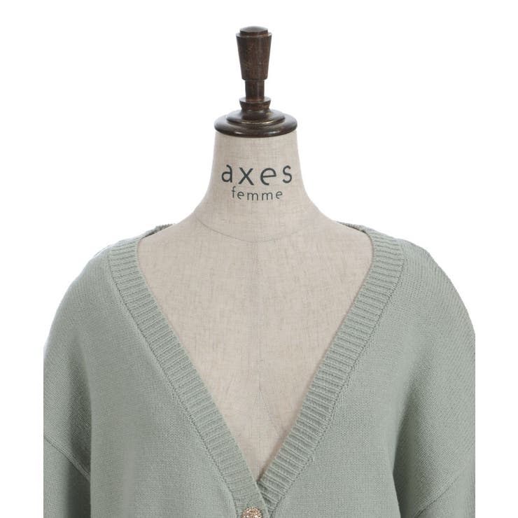 薔薇×蝶刺繍ロングカーディガン | axes femme | 詳細画像12 