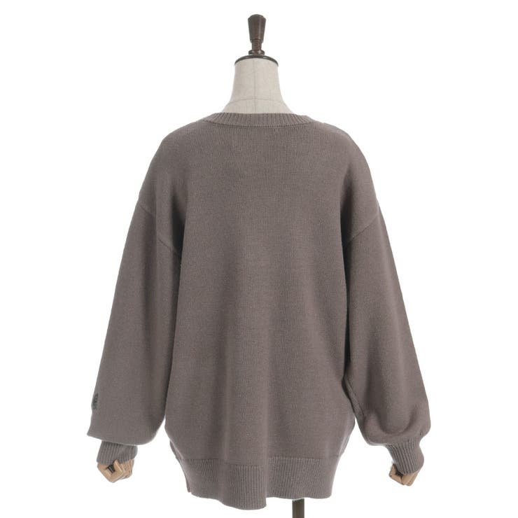 薔薇×蝶刺繍ロングカーディガン | axes femme | 詳細画像24 