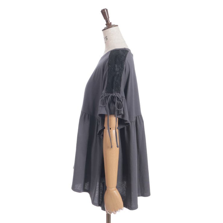 接触冷感切替フレアロングプルオーバー | axes femme | 詳細画像15 