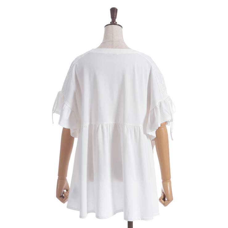 接触冷感切替フレアロングプルオーバー | axes femme | 詳細画像24 