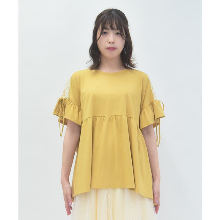 接触冷感切替フレアロングプルオーバー | axes femme | 詳細画像4 