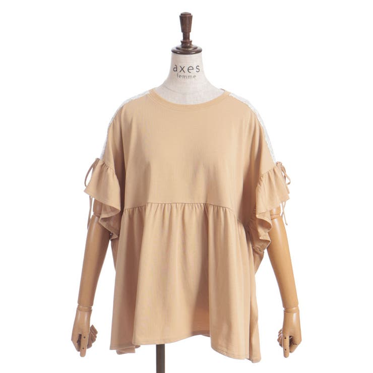 接触冷感切替フレアロングプルオーバー | axes femme | 詳細画像5 