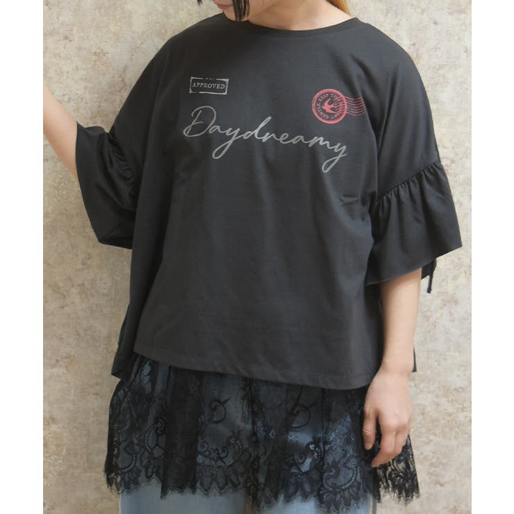 チャコール | アソートＰＴフリルＴシャツ | axes femme