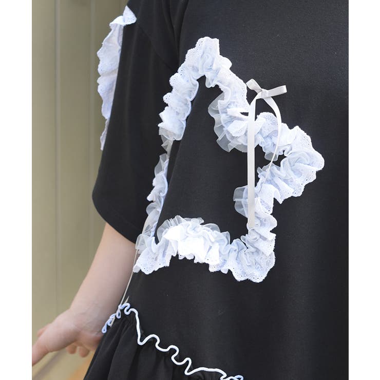 星×コットンレースシャツ | axes femme | 詳細画像12 