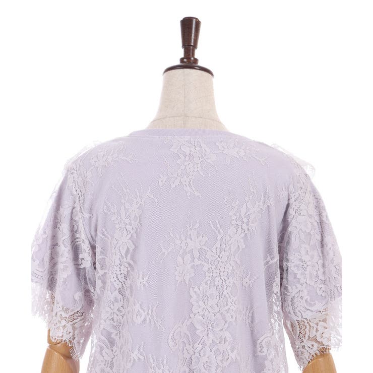 レースレイヤードＴシャツ | axes femme | 詳細画像27 