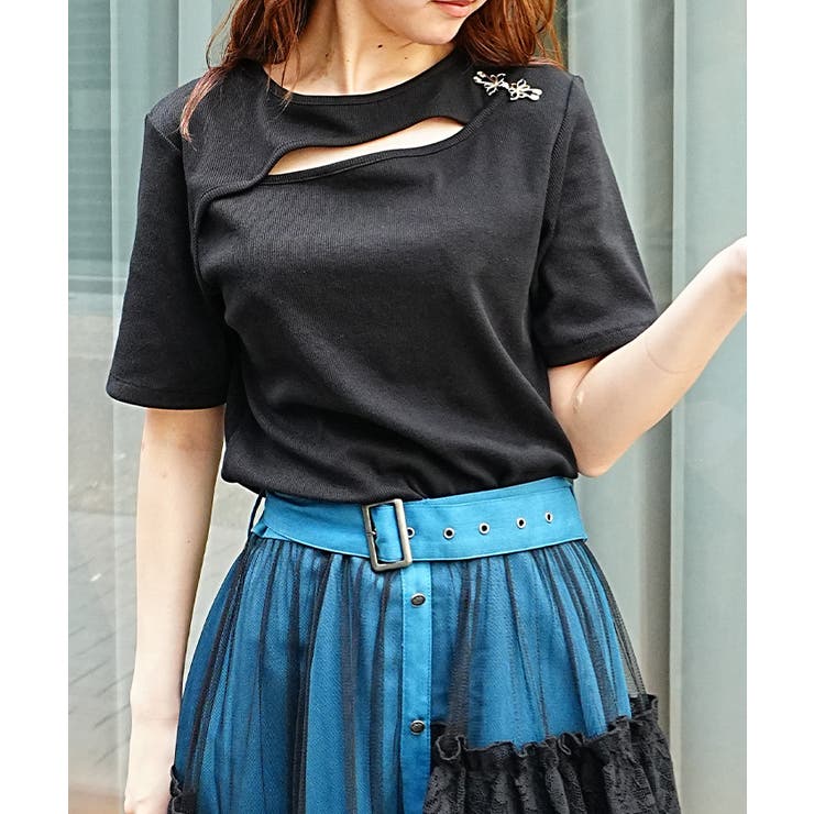 スリットデザイントップス | axes femme | 詳細画像7 