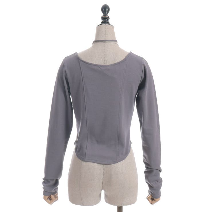 チョーカー付コルセット風プルオーバー | axes femme | 詳細画像26 