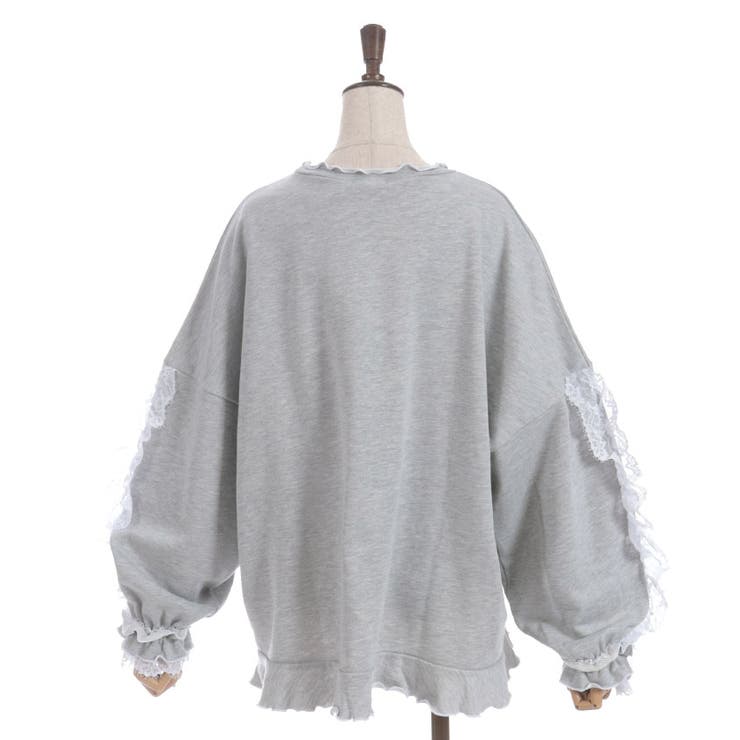 フリルハートロングトレーナー | axes femme | 詳細画像23 