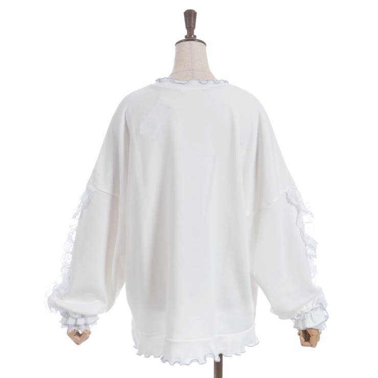 フリルハートロングトレーナー | axes femme | 詳細画像27 