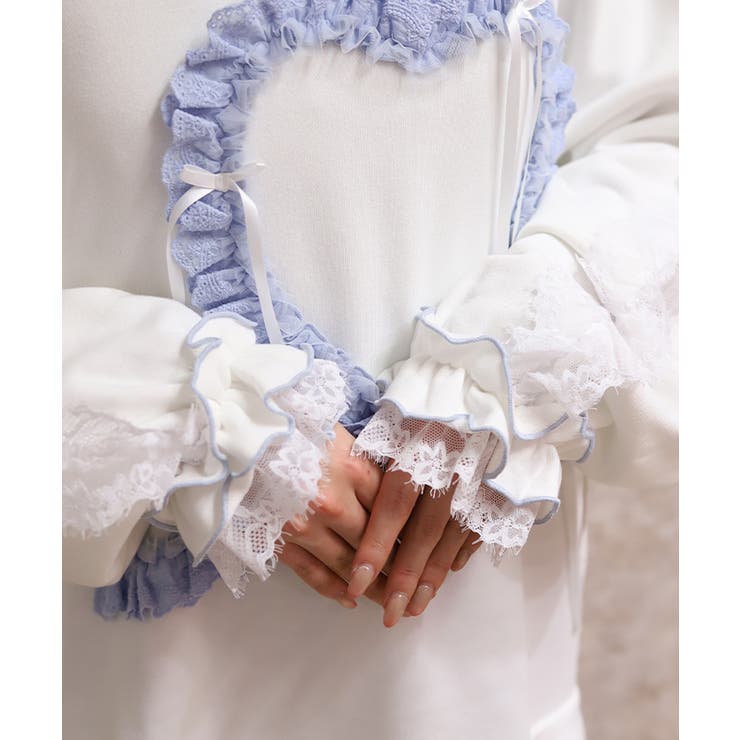 フリルハートロングトレーナー | axes femme | 詳細画像5 