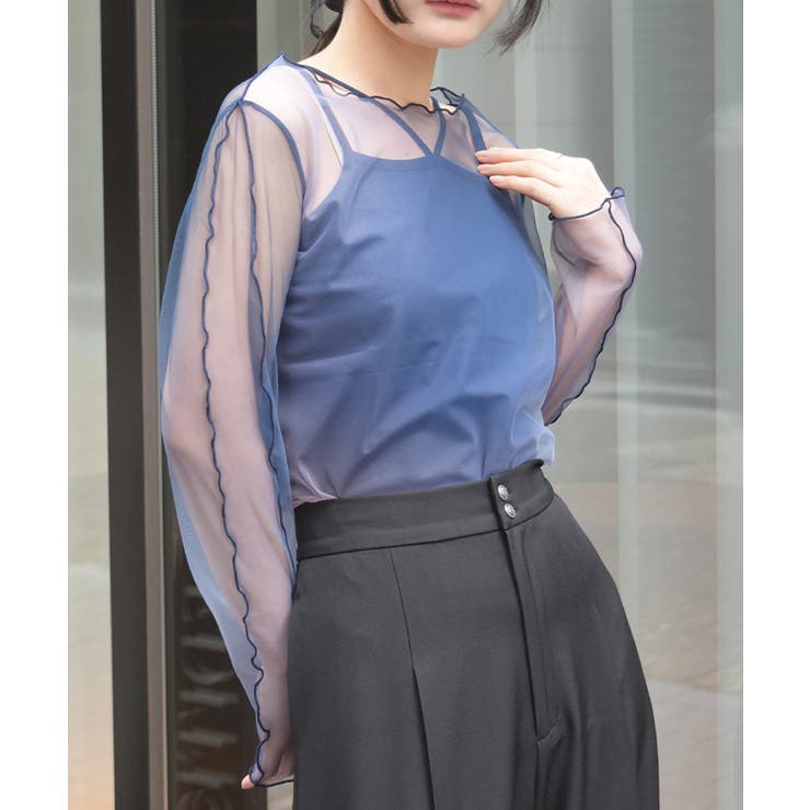 インナー付グラデシアトップス | axes femme | 詳細画像3 